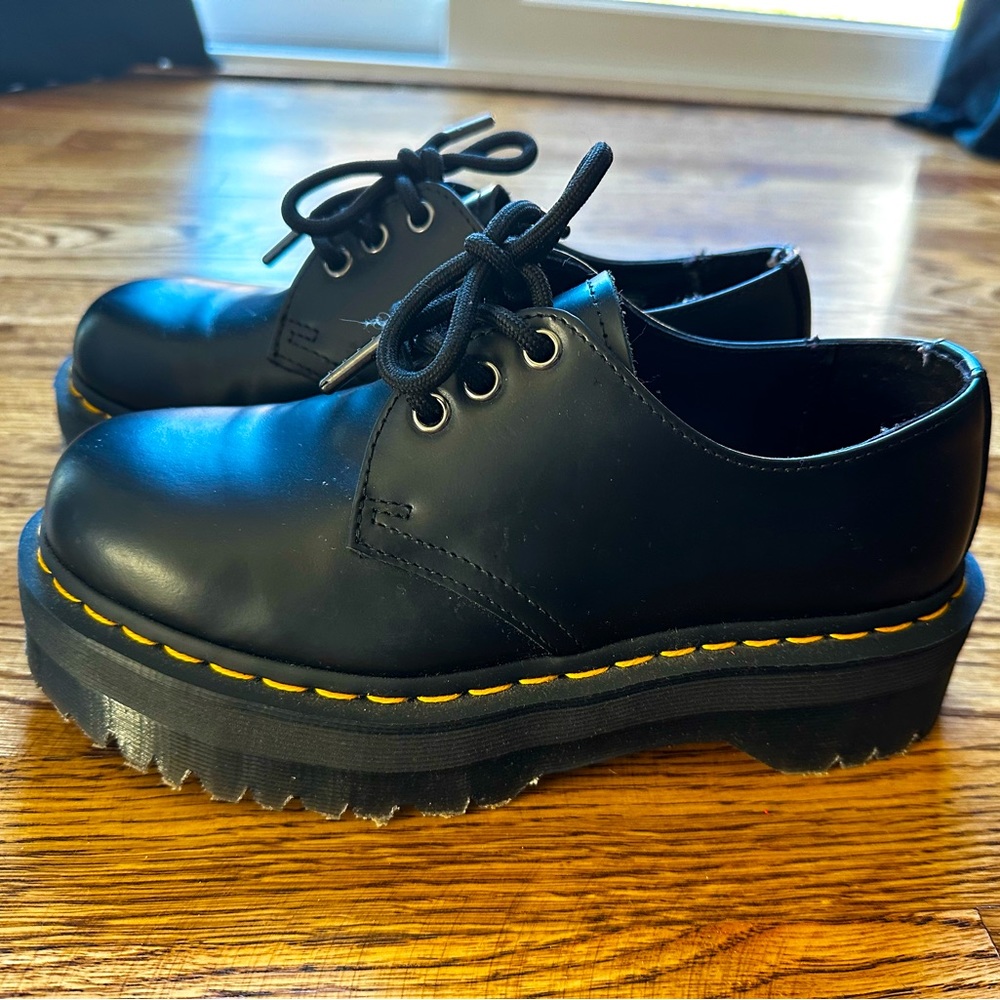 Dr. Martens Platform 1461 Smooth Leather Platforms